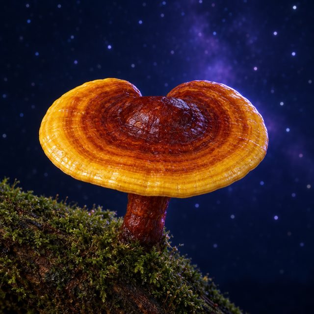 Golden Reishi mushroom